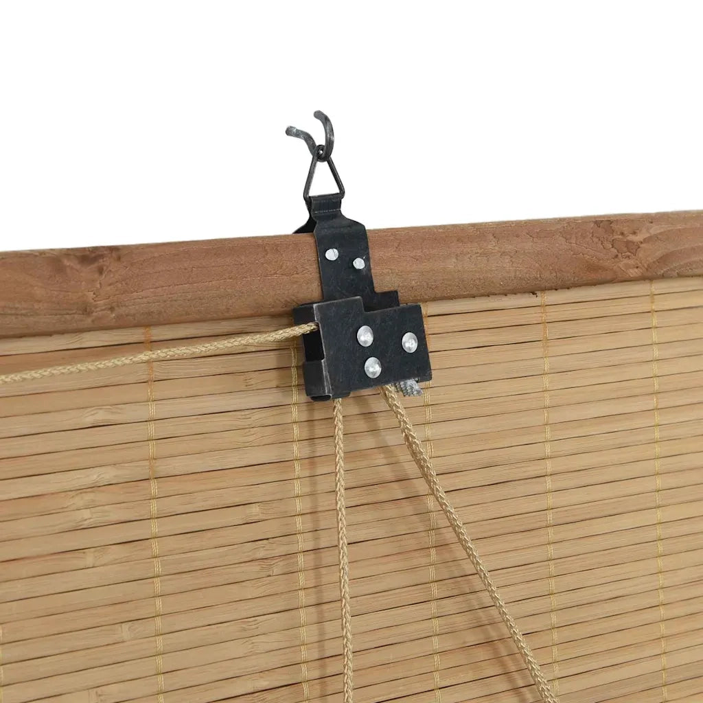 Tenda a rullo con tende Marrone 120 x 220 cm Bambù 42006857