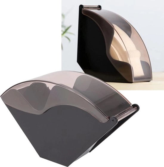 Papier per filtro caffè Contenitore per filtri V60 ventilatori Cassa impermeabile Dispensatore per uso comune - Compagno del caffè Soluzione di stoccaggio per filtri caffè