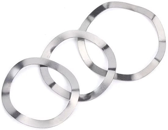 Componenti di compressione in acciaio inossidabile - Dampeneder - Viti M8x13x0.3mm - 100 pezzi - Schijven di assorbimento - Rondelle di fissaggio
