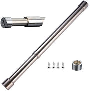 Attrezzo per vestiti adattabile – Peso pesante – Acciaio inossidabile – 56-100cm – Argento