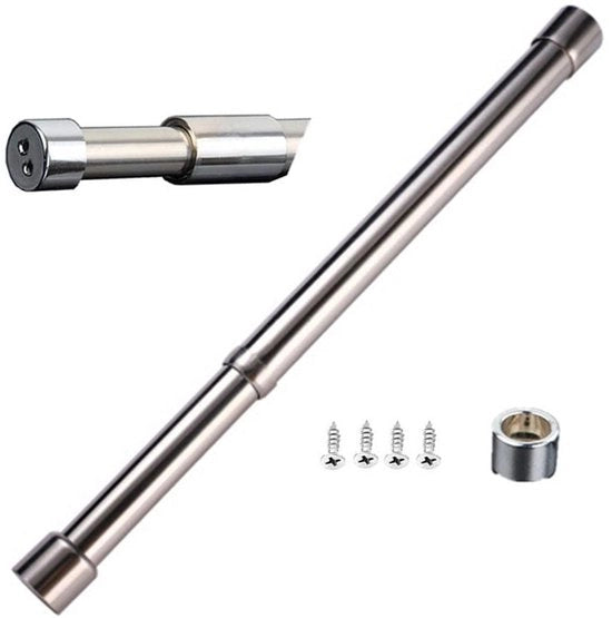 Attrezzo per vestiti adattabile – Peso pesante – Acciaio inossidabile – 56-100cm – Argento