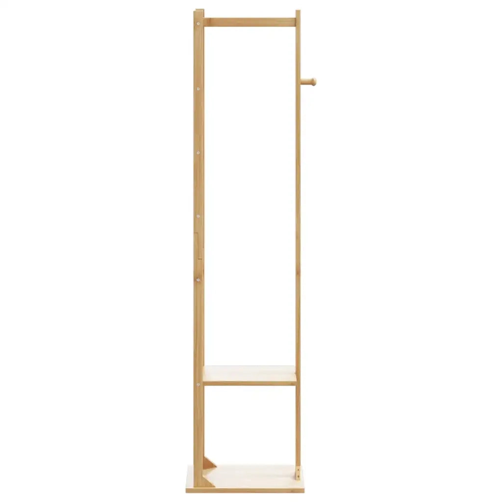 Appendiabiti con Ganci e Ripiani 38,5x30x156 cm in Bambù 4008918