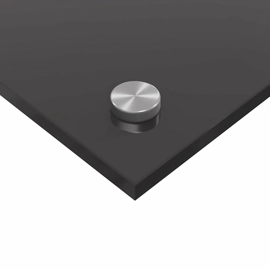 Rivestimento da Cucina 2 pz-Set di 2 Paraschizzi per Cucina Grigio scuro 100 x 40 cm