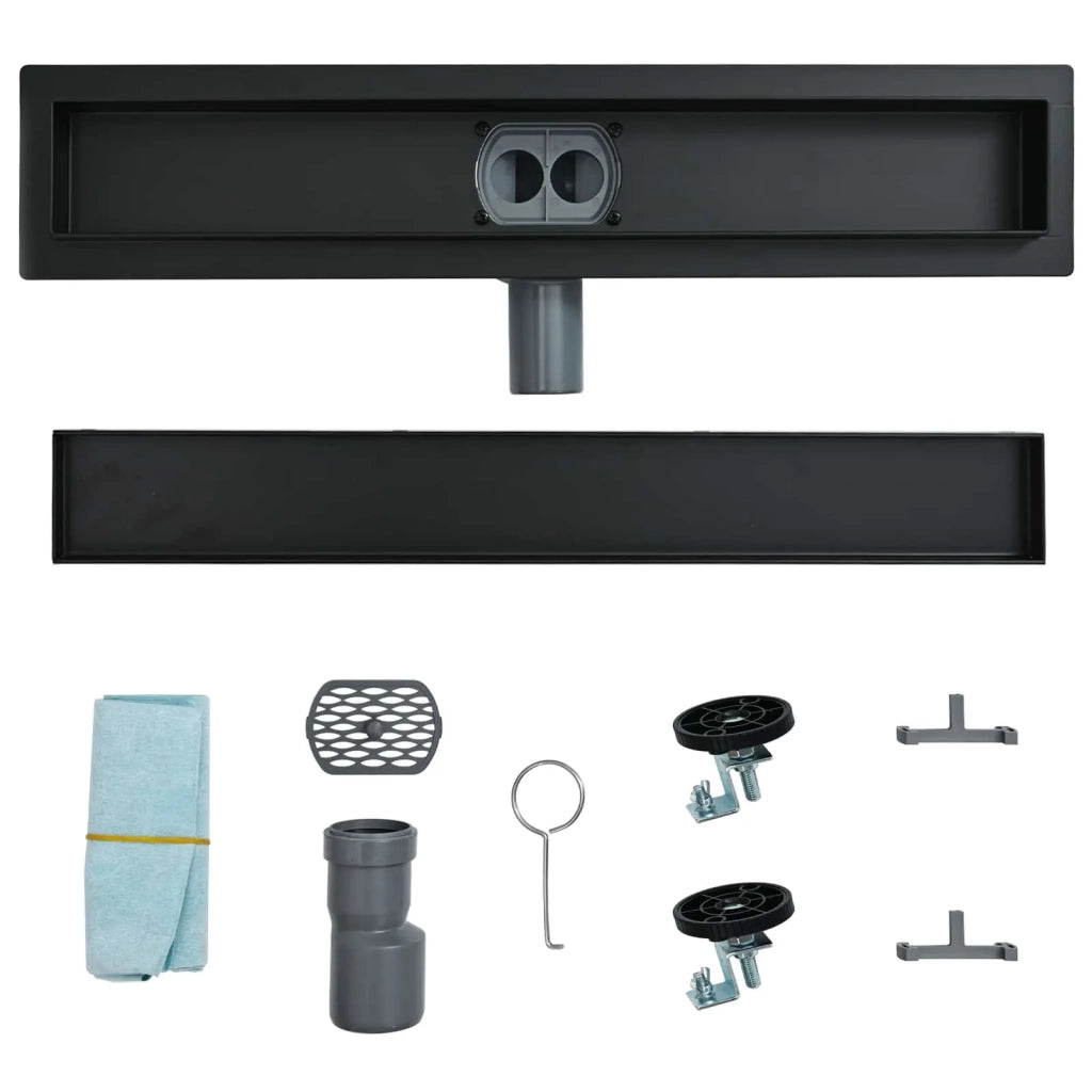 Scarico doccia 2-in-1 con sifone a 360¡ã Nero 50 cm CFW6823651