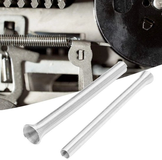 Flessa a forma di tubo a molla - Alta resistenza allo sforzo - 5 pezzi - Dimensione 21cm - Flessibili per tubi di gomma elastica - Adatto per rame morbido e PVC
