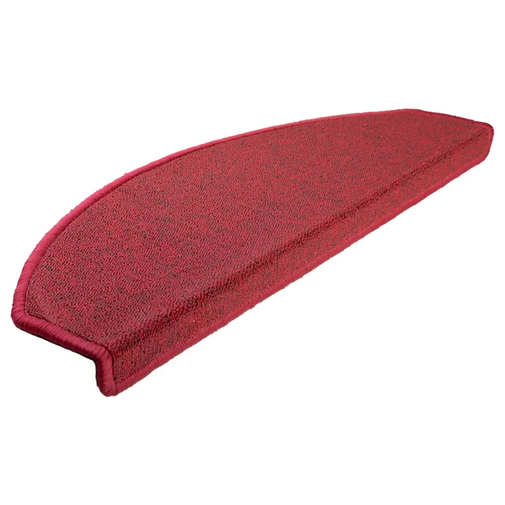 Tappetini per scale 10 pz 65x24x4 cm Rossi Semicircolari Grandi 149761