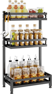 Organizzatore per Cucina a 3 Livelli - Nero