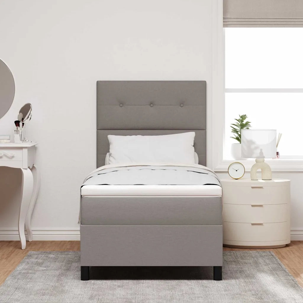 Letto a molle con materasso Talpa 100 x 200 cm Tessuto 3339368