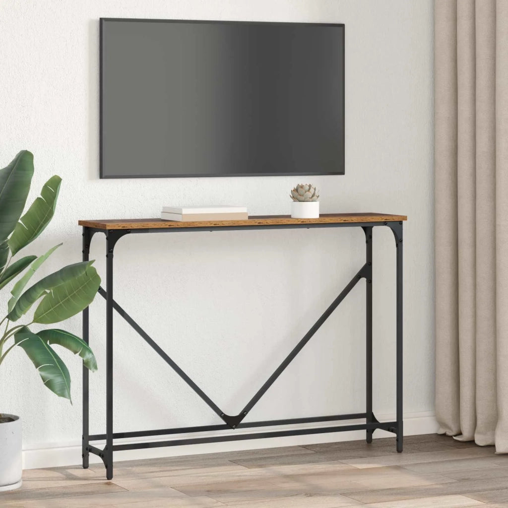 Tavolo consolle Legno vecchio 102 x 23 x 75 cm 882220