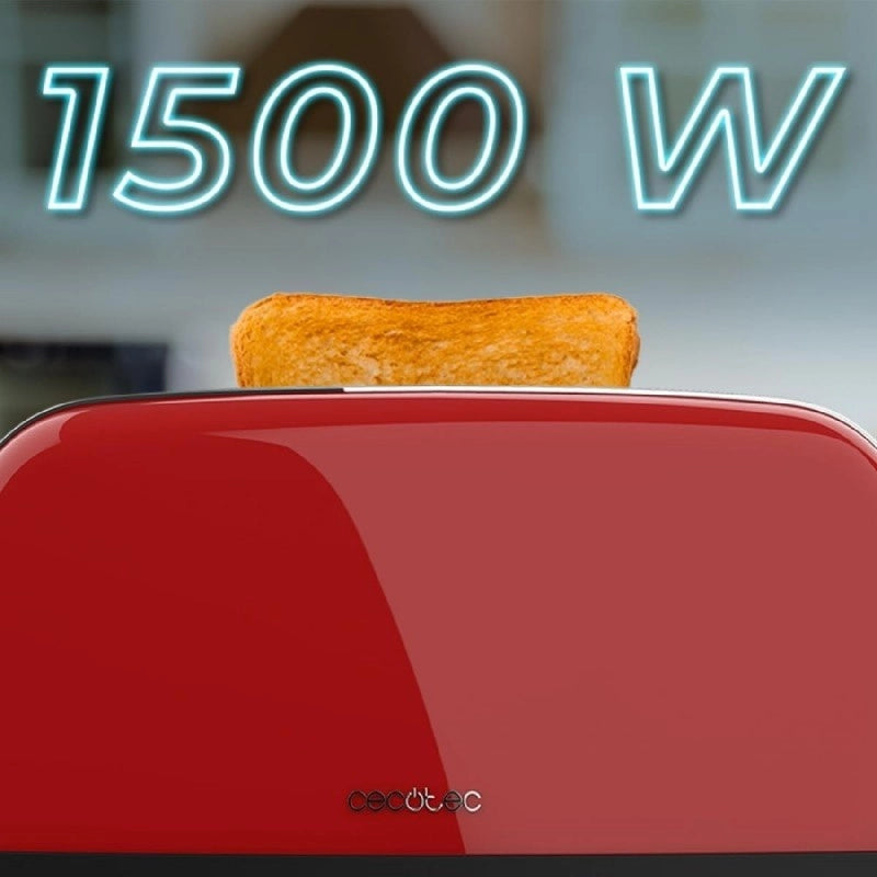 CECOTEC 04842 - Tostapane Toastin' time 1500 Red Lite