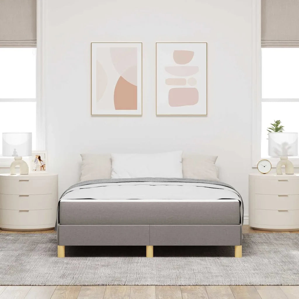 Letto a molle con materasso Talpa 140 x 190 cm Tessuto