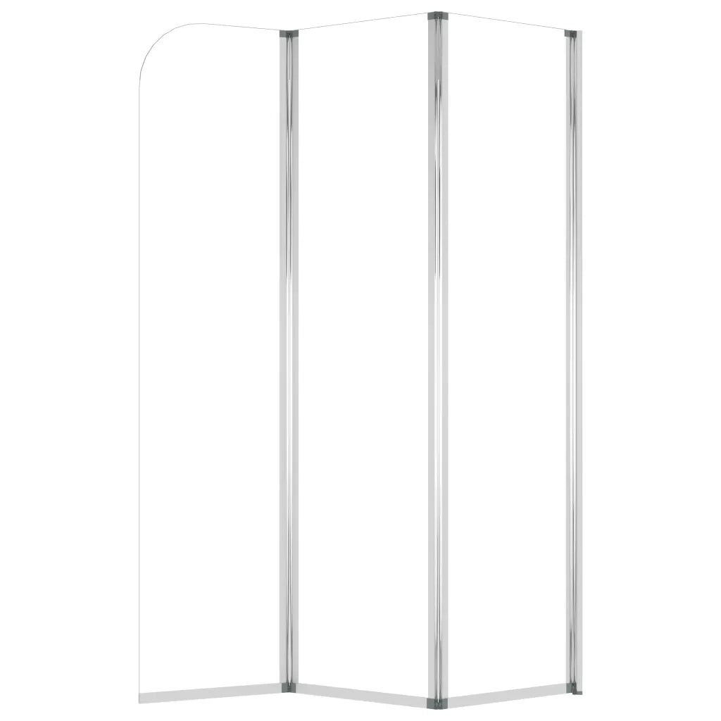 Cabine da Bagno 2 pz 104x130 cm in Vetro Temperato Trasparente 146228