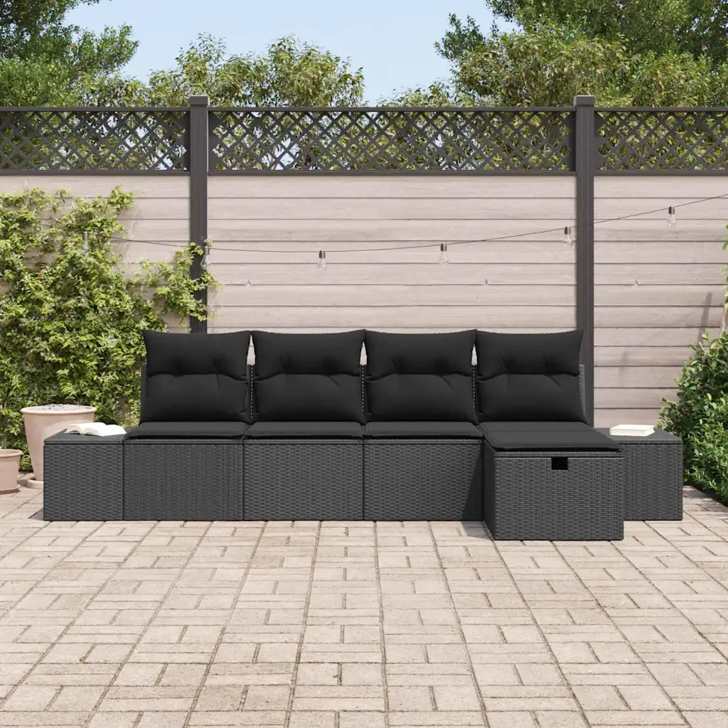 Set di divani con cuscino 6 pcs polyrattan