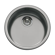 Lavello tondo Smeg 10I3PN 43.5 cm PVD nero opaco