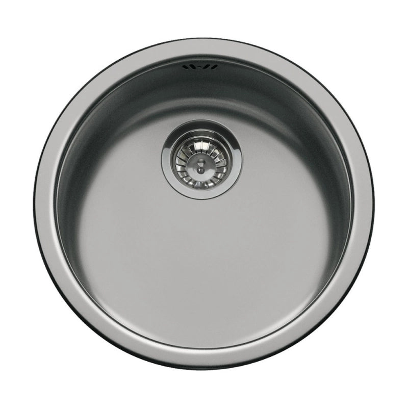 Lavello tondo Smeg 10I3PN 43.5 cm PVD nero opaco