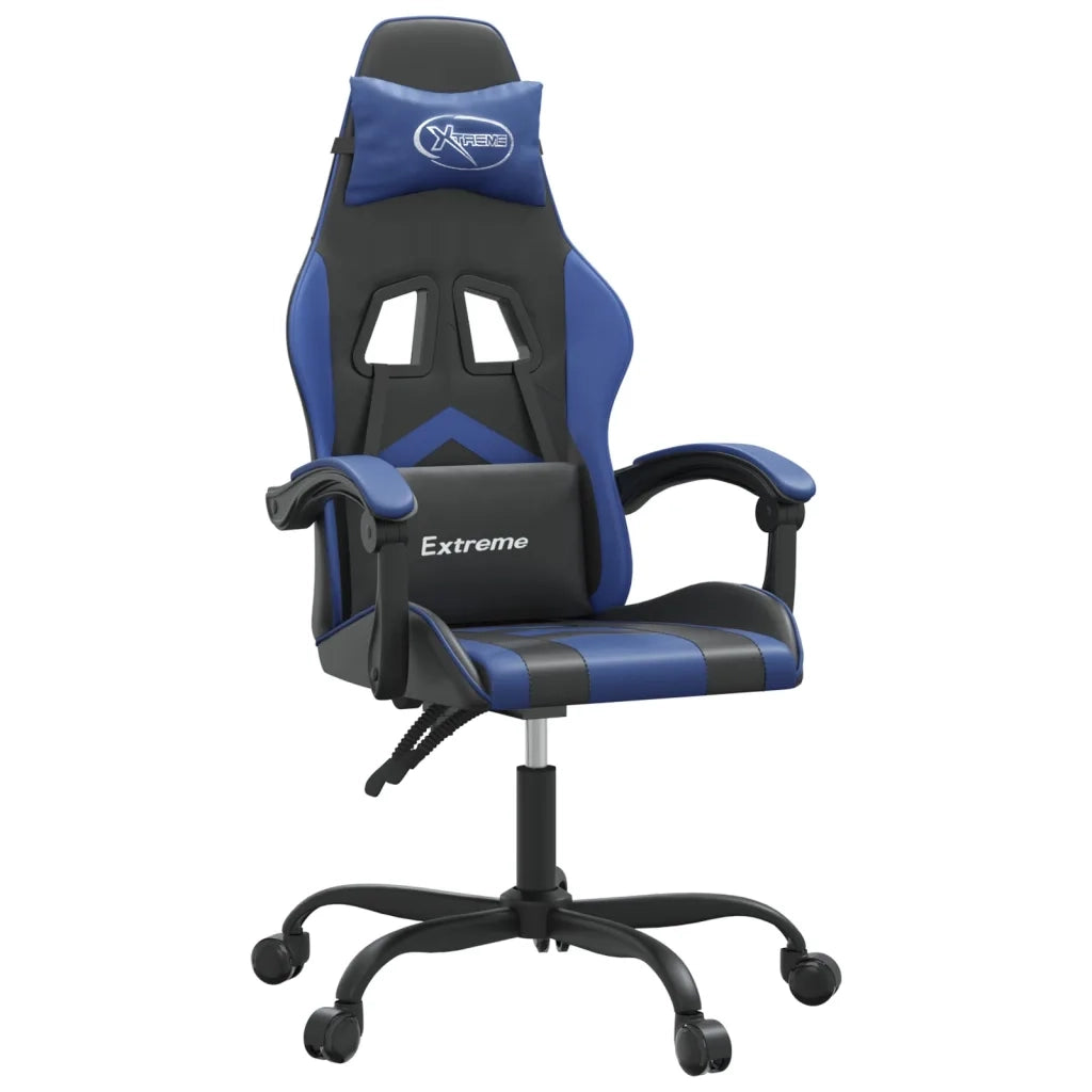 Sedia da Gaming Nera e Blu in Similpelle 3143890