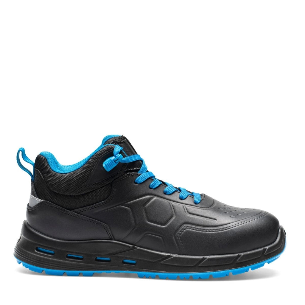 Scarponcino Alto da Lavoro S7 ESD in Pelle Colore Nero | Sottozero Modello FLAG, Numero 44