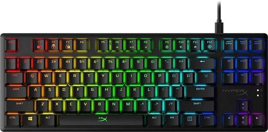 Tastiera da Gioco, Tenkeyless, Switch HyperX Rosso (Layout USA)
