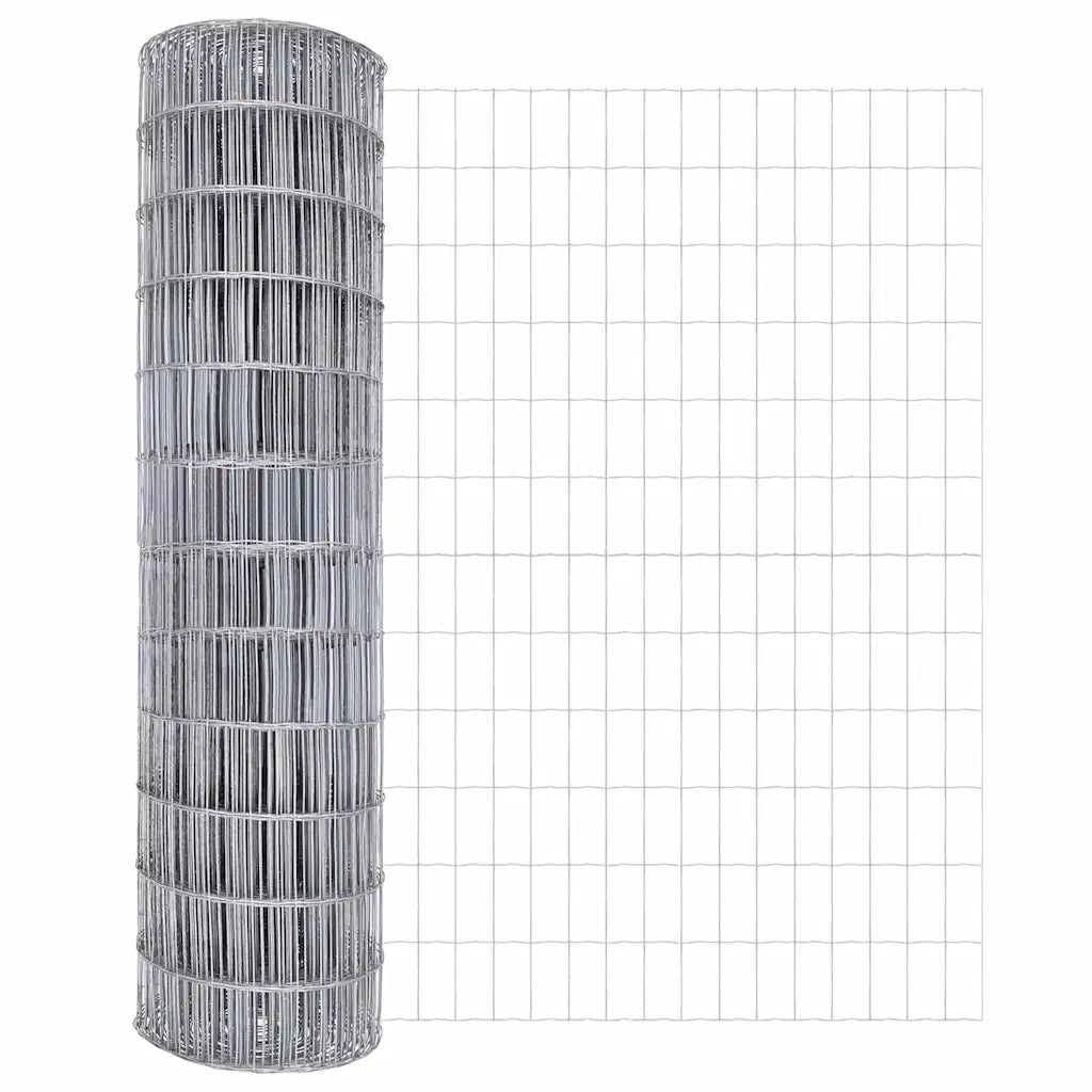 Recinzione con Posto Argento 1 x 25 m Acciaio 3351031