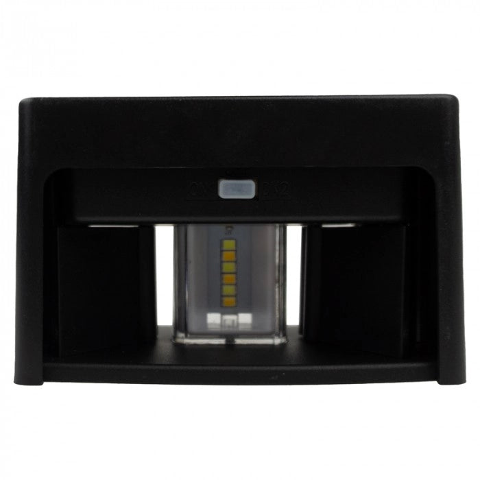 Applique solare LED 0,5W crepuscolare 90° IP44 nera