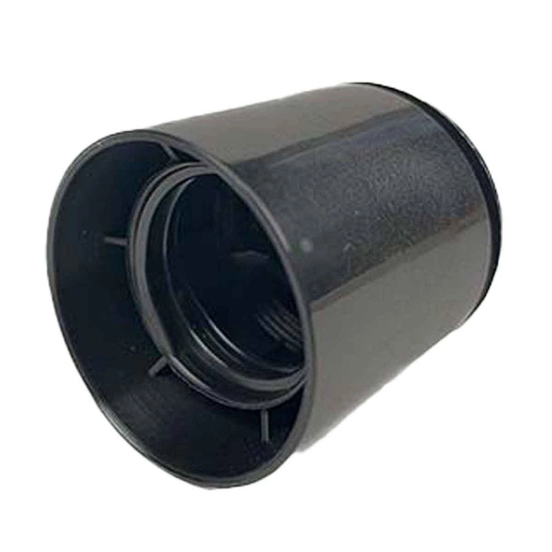 2 Pezzi Portalampade E27, Portalampada in Termoplastico Nero