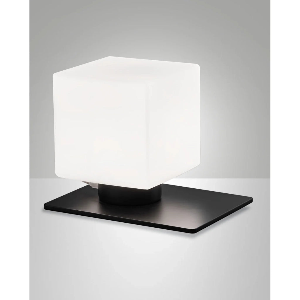 Lampada Da Tavolo Nero G9 Fabas Collezione ZARA Design Elegante Con Dimmerazione