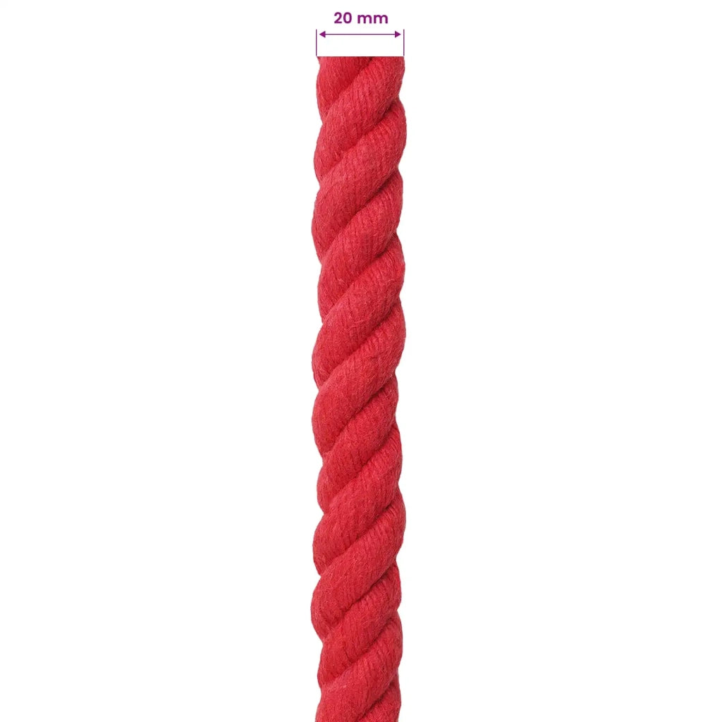 Corda | Fune Rosso 2 x 2 x 5000 cm Cotone