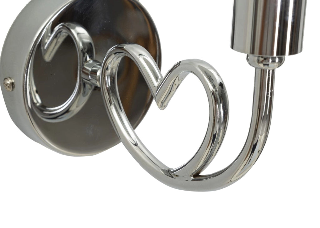 LAMPADA DA MURO LOVY SILVER CM 23X15X22