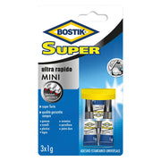 Adesivo istantaneo universale 3 pz x 1 gr.