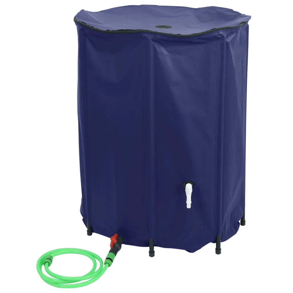 Serbatoio Acqua con Rubinetto Pieghevole 500 L in PVC 155996
