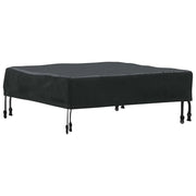 Copertura Tavolo Tinta unita Nero 82 x 82 x 15 cm Tessuto