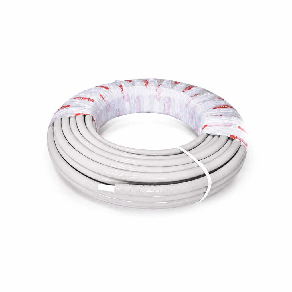 TUBO MULTISTRATO RIVESTITO BIANCO SERIE NICOLL SYSTEM PE-XB/AL/PE-XB - Ø20X2 - PE-XB/AL/PEXB - SPESSORE ISOLAMENTO 6MM  - NIC