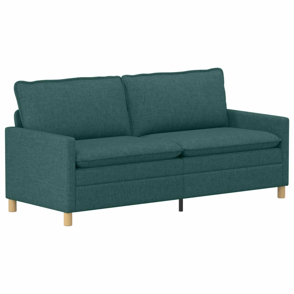 Set di divani 2 pz Verde Scuro Tessuto 3417141