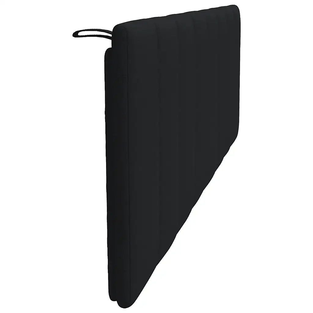 Cuscino Testiera Hanko Nero 160 cm in Tessuto 4019172