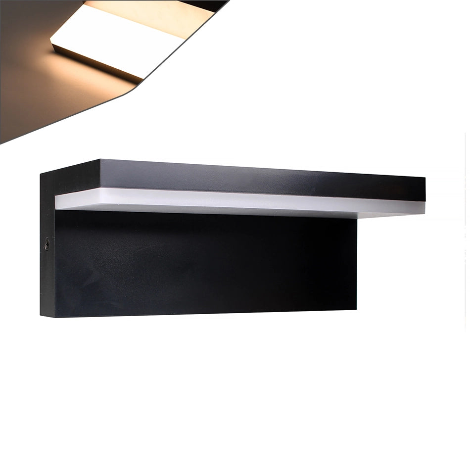 LAMPADA LED DA PARETE PER ESTERNO IP54 LUCE CALDA 3000K - IDEALE PER FACCIATE ESTERNE E GIARDINI