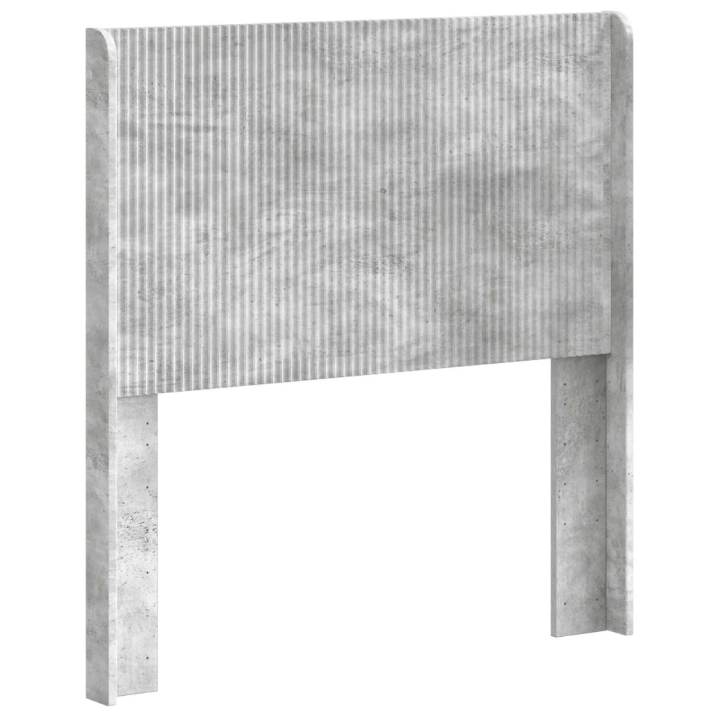 Testiera Letto Grigio Cemento Legno ingegnerizzato 889618