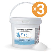 OSSIGENO GRANULARE attivo per piscina Quantità confezione: 3 confezioni