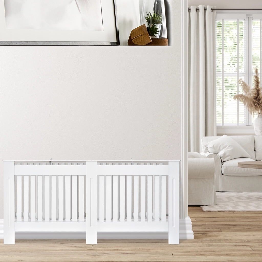 Copritermosifone MDF ¨C Xylo ¨C Bianco 172x19x81 cm