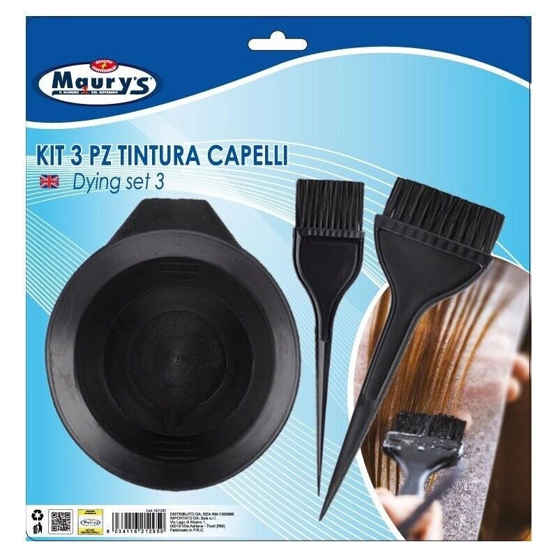 MAURY'S KIT TINTURA PER CAPELLI 3PZ