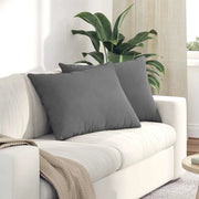 Cuscini da Divano 2 pcs Grigio scuro 70 x 50 cm Tessuto 42013770