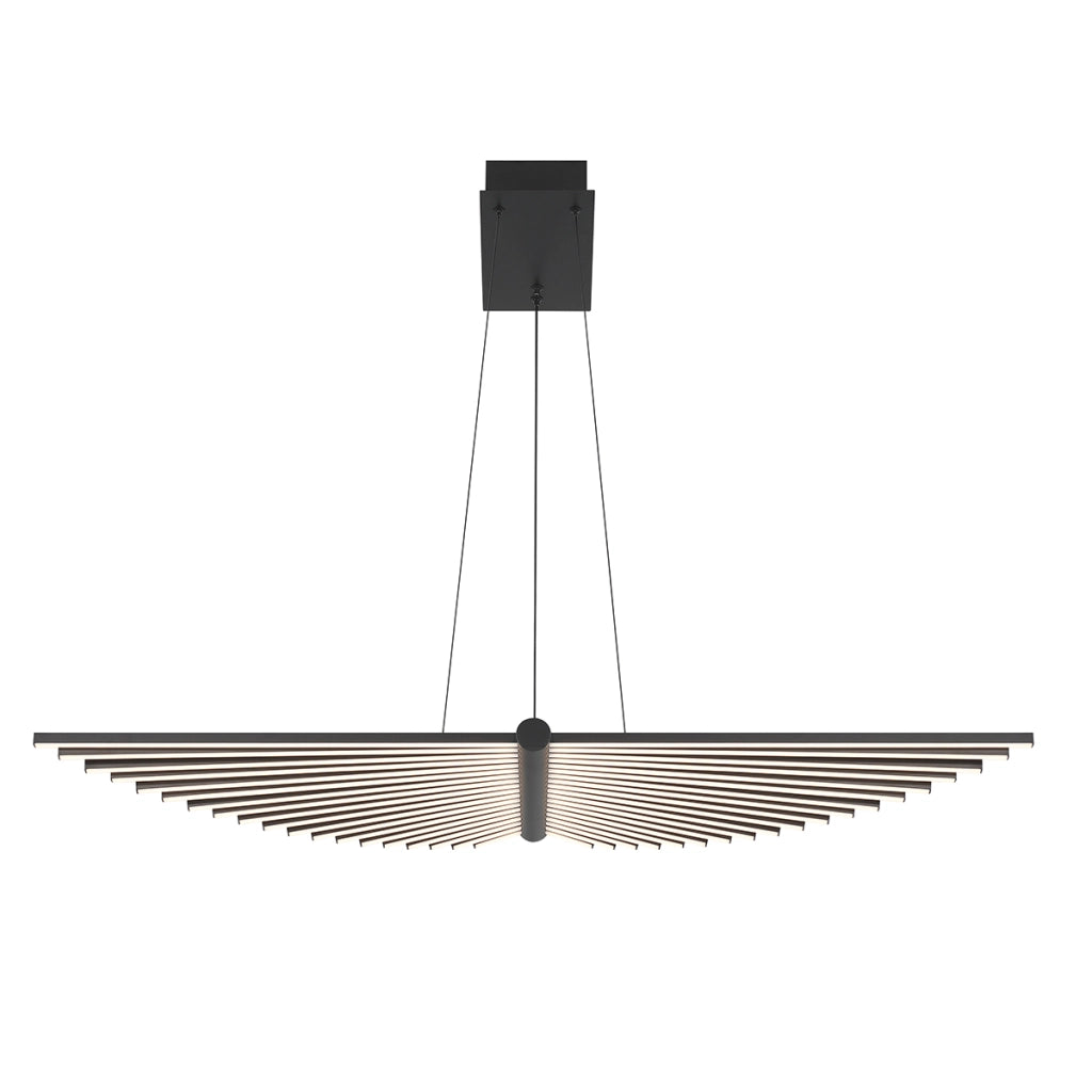 Lampada sospensione moderna nera LED 57W Seraph Quintiesse