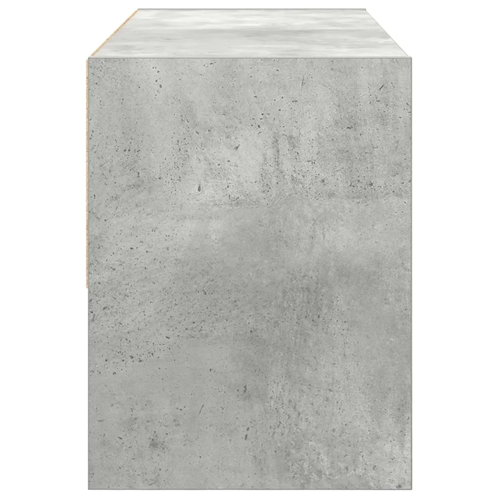 Scarpiera | Mobile per scarpe Impilabile Grigio Cemento 89,5x30x40 cm