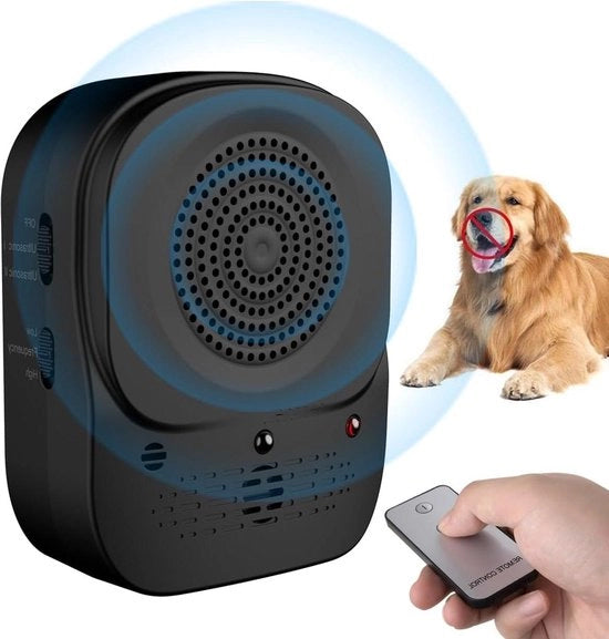 Appareto anti abbaiamento per cani - Ultrasuono anti abbaiamento con 4 modalità fino a 50 ft di portata - IPX4 impermeabile - Per interni ed esterni.