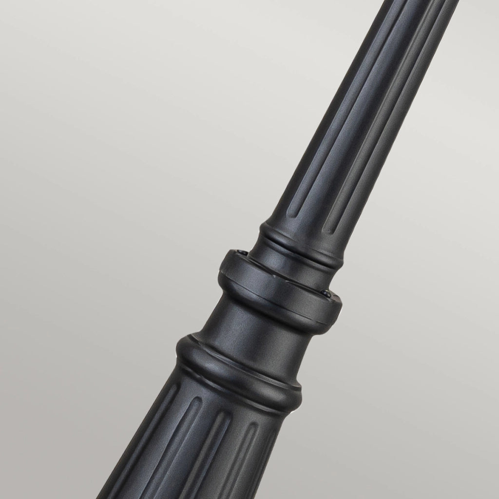 Lampione da giardino nero Bayview Elstead E27 60W IP44