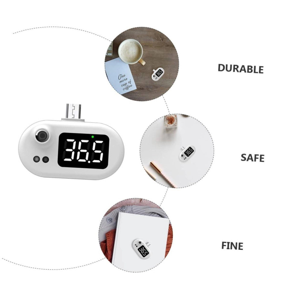 Trade Shop - Termometro Digitale Per Smartphone Ir Misurazione Temperatura Senza Contatto Iph -
