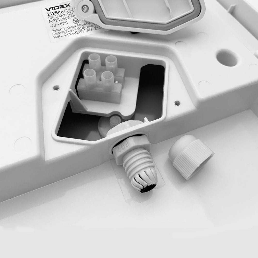 Applique esterna tonda bianca LED 15W IP65 LENA Videx