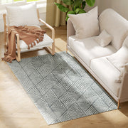 Tappeto Moderno ¨C Minimal ¨C Grigio Scuro 170x120 cm