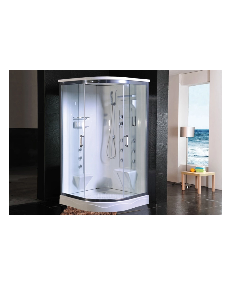 Cabina Doccia Idromassaggio Bagno Turco Full Optional 110x110cm Sicorage Blunde