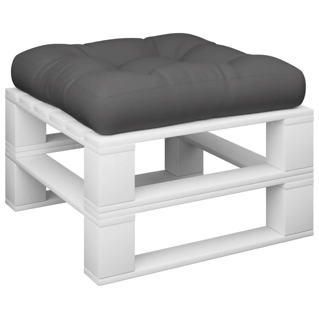 Cuscino per Pallet Antracite 60x61,5x10 cm in Tessuto 360878