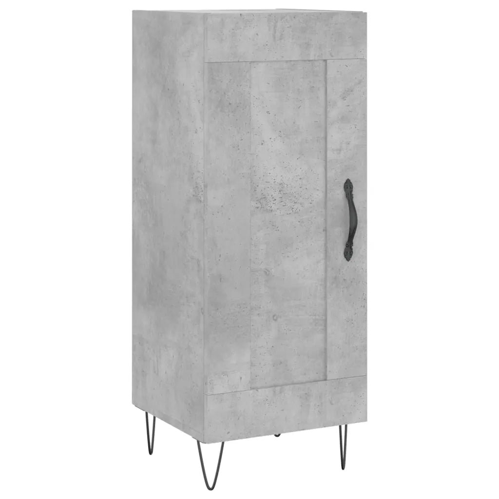 Credenza Grigio Cemento 34,5x34x180 cm in Legno Multistrato 3199141